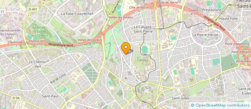 localisation de l'entreprise UNIDO HOLDING à CAEN