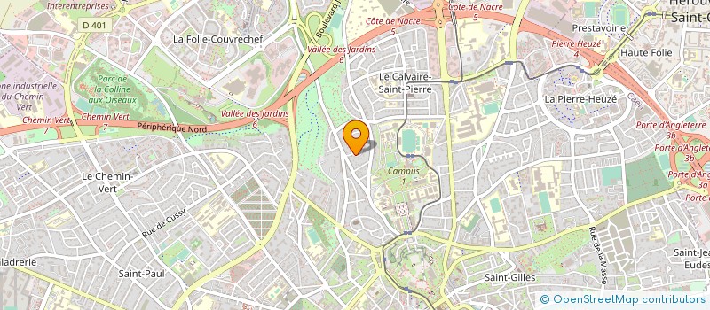 localisation de l'entreprise UNIDO SARL à CAEN