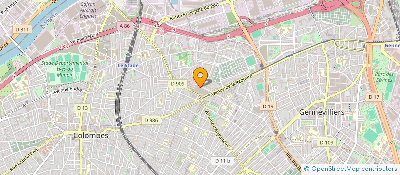 localisation de l'entreprise UNIDOTNET  ASNIERES-SUR-SEINE