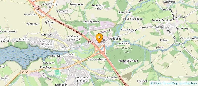 localisation de l'entreprise UNIDRONE29  LE FAOU