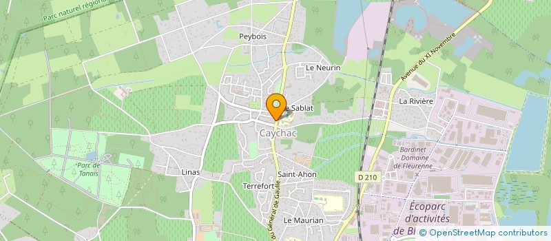 localisation de l'entreprise UNIES VERS'ELLE - UVE à BLANQUEFORT