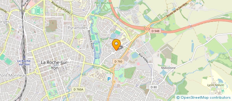 localisation de l'entreprise UNIFAMCO à LA ROCHE-SUR-YON