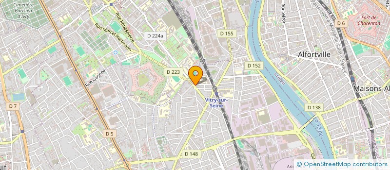 localisation de l'entreprise UNIFAP IMMO  VITRY-SUR-SEINE