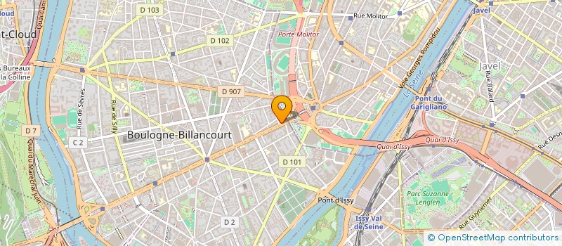 localisation de l'entreprise UNIFARMA à BOULOGNE-BILLANCOURT