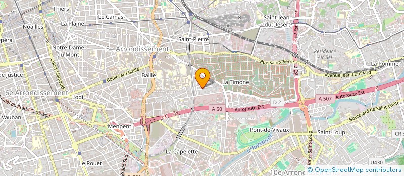 localisation de l'entreprise UNIFICATION DU BLOCK SANTE UBS à MARSEILLE