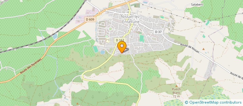 localisation de l'entreprise UNIFIED NETWORKS  NISSAN-LEZ-ENSERUNE