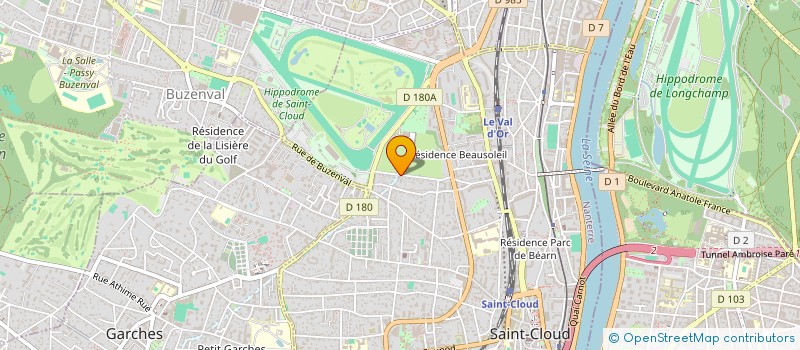 localisation de l'entreprise UNIFIVE PRODUCTION à SAINT-CLOUD