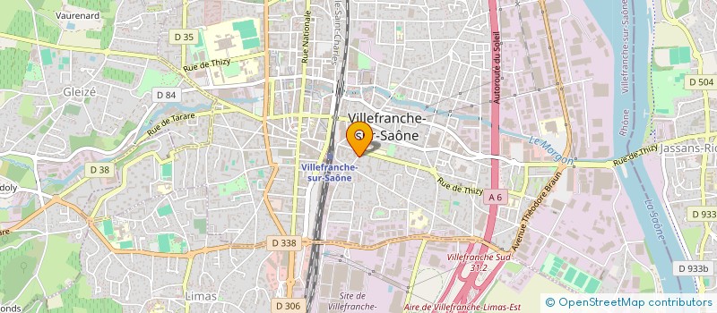 localisation de l'entreprise UNIFLAMME à VILLEFRANCHE-SUR-SAONE