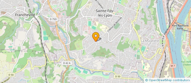 localisation de l'entreprise UNIFOLK  SAINTE-FOY-LES-LYON