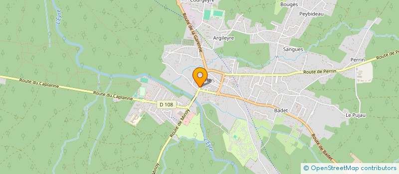 localisation de l'entreprise UNIFOR AQUITAINE à SALLES