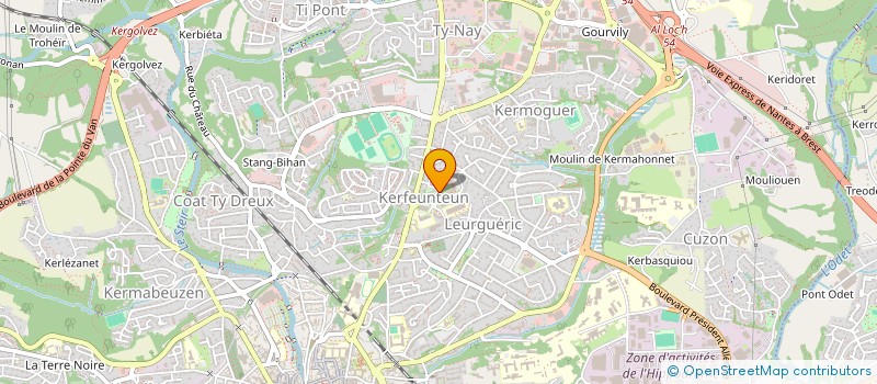 localisation de l'entreprise UNIFORMEKILO à QUIMPER