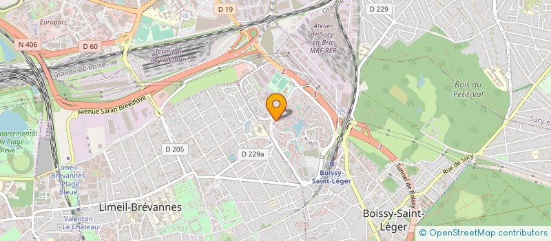 localisation de l'entreprise UNIFRA UNION DES NIGERIANS EN FRANCE à BOISSY-SAINT-LEGER