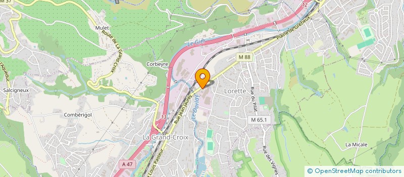 localisation de l'entreprise UNIFRAX FRANCE à LORETTE