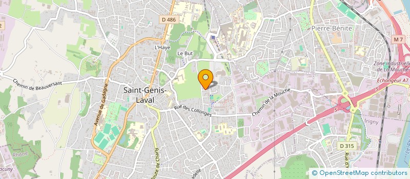 localisation de l'entreprise UNIFSI à SAINT-GENIS-LAVAL
