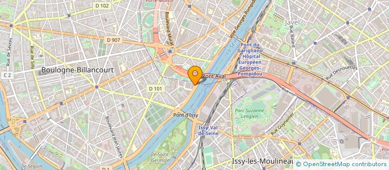 localisation de l'entreprise UNIFY STUDIO à BOULOGNE BILLANCOURT