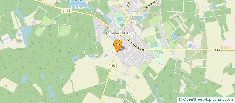 localisation de l'entreprise UNIFYTELECOM à JOUY-LE-POTIER