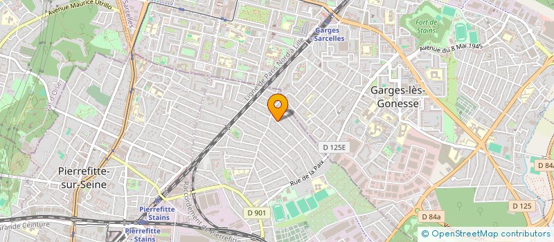 localisation de l'entreprise UNIGARDE à STAINS