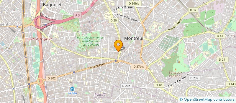 localisation de l'entreprise UNIGESTION à MONTREUIL