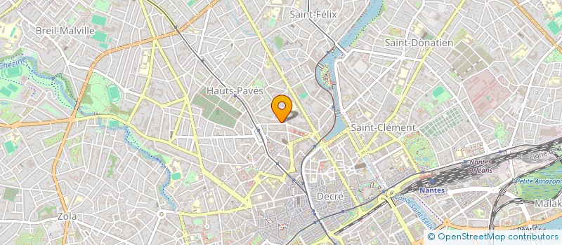 localisation de l'entreprise UNIGREEN à NANTES
