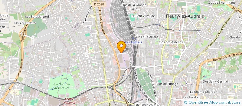 localisation de l'entreprise UNIION DES ENTREPRISES DU LOIRET à FLEURY-LES-AUBRAIS