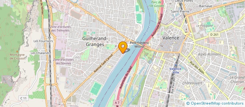 localisation de l'entreprise UNIK  GUILHERAND-GRANGES