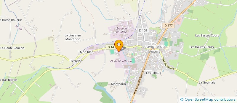 localisation de l'entreprise UNIK  LOUVIGNE-DU-DESERT