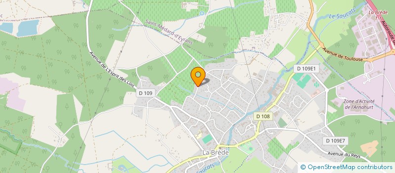 localisation de l'entreprise UNIK  LA BREDE