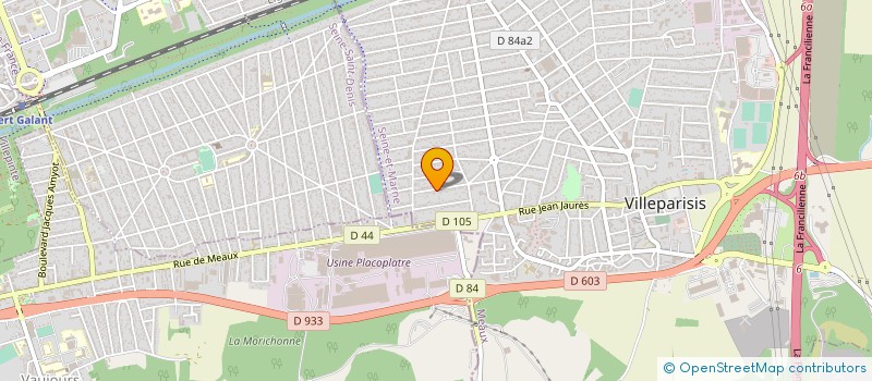 localisation de l'entreprise UNIK BAT  VILLEPARISIS