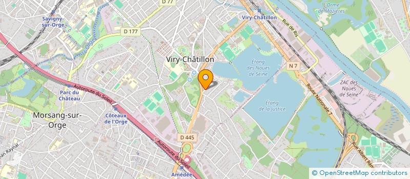 localisation de l'entreprise UNIK CONCEPT à VIRY-CHATILLON