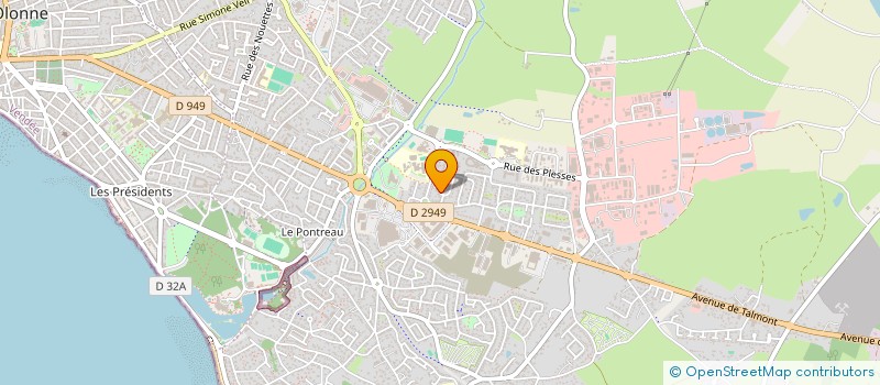 localisation de l'entreprise UNIK IMMOBILIER à LES SABLES D'OLONNE