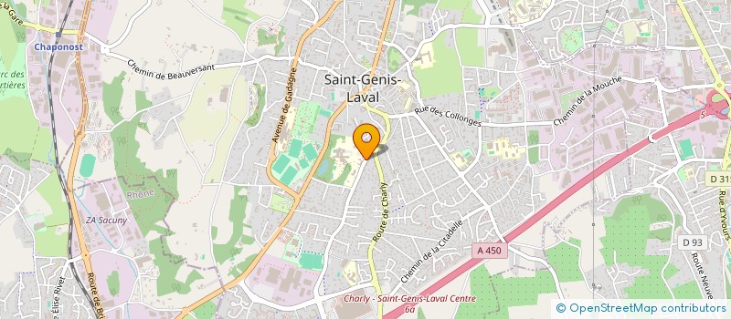 localisation de l'entreprise UNIK PAROLE à SAINT-GENIS-LAVAL