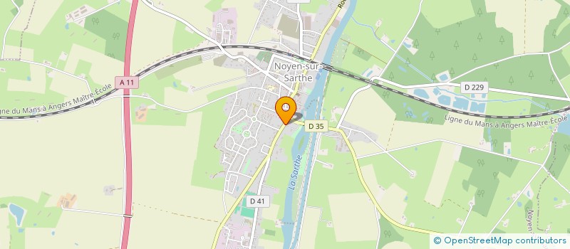 localisation de l'entreprise UNIK PAYSAGE  NOYEN-SUR-SARTHE