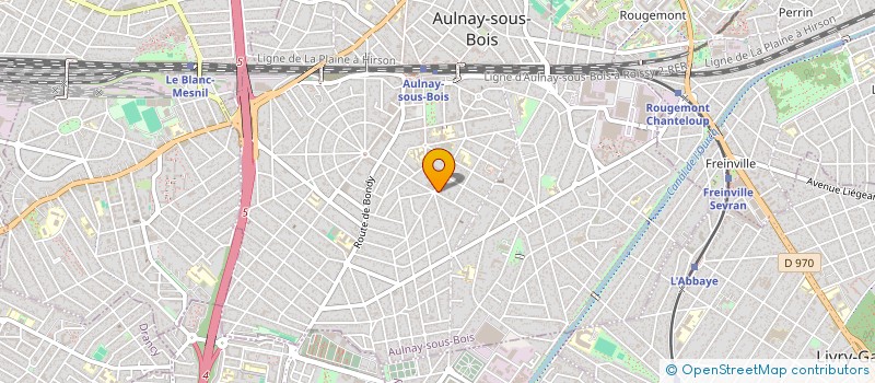 localisation de l'entreprise UNIK PRODUCTION à AULNAY-SOUS-BOIS