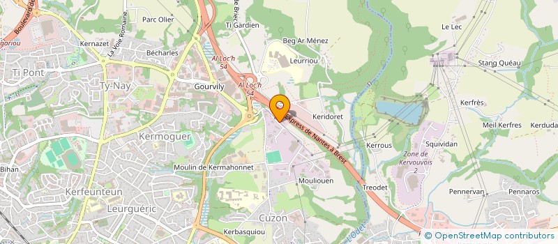 localisation de l'entreprise UNIK SERVICES QUIMPER  QUIMPER