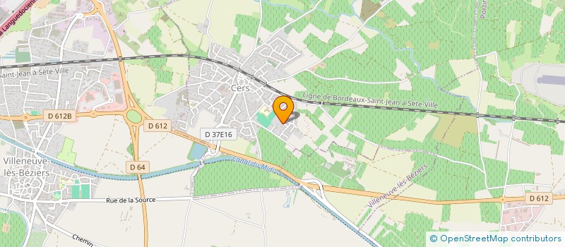 localisation de l'entreprise UNIKA CUISINE à CERS