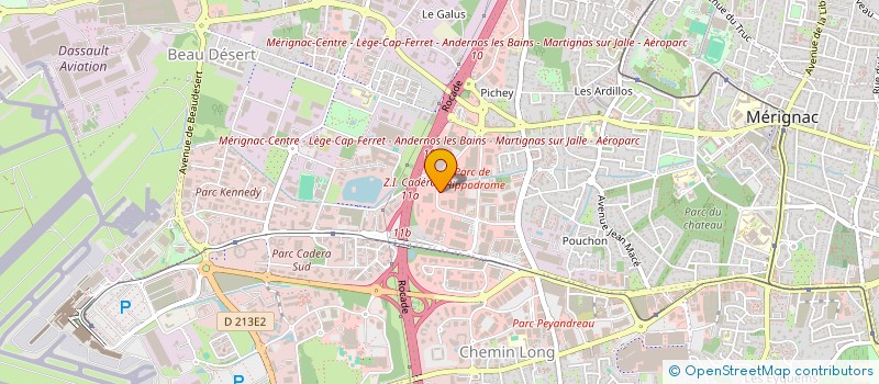localisation de l'entreprise UNIKALO BRETAGNE à MERIGNAC