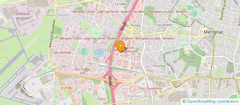 localisation de l'entreprise UNIKALO CHARENTE à MERIGNAC
