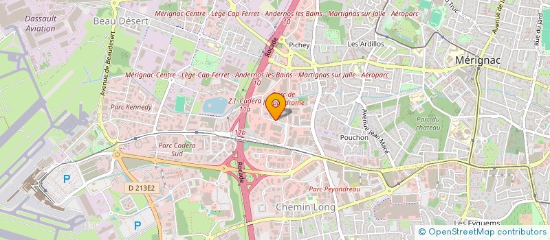 localisation de l'entreprise UNIKALO DISTRIBUTION LILLE à MERIGNAC