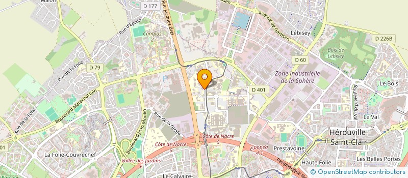 localisation de l'entreprise UNIKAP TRANSACTIONS à CAEN