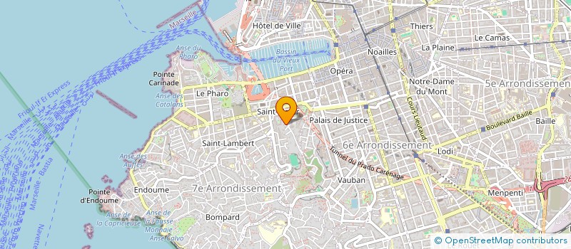 localisation de l'entreprise UNIKFER à MARSEILLE