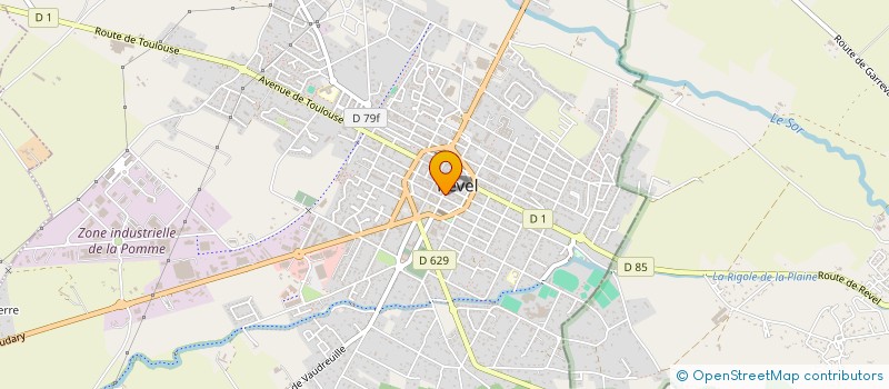 localisation de l'entreprise UNIKSIMMO  REVEL