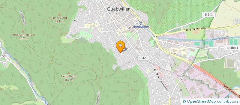 localisation de l'entreprise UNILE  GUEBWILLER