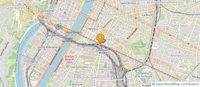 localisation de l'entreprise UNILIANS 2 à LYON