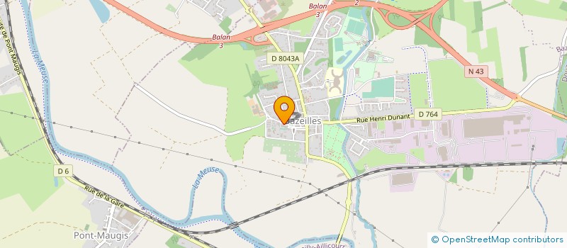 localisation de l'entreprise UNILIN MDF à BAZEILLES