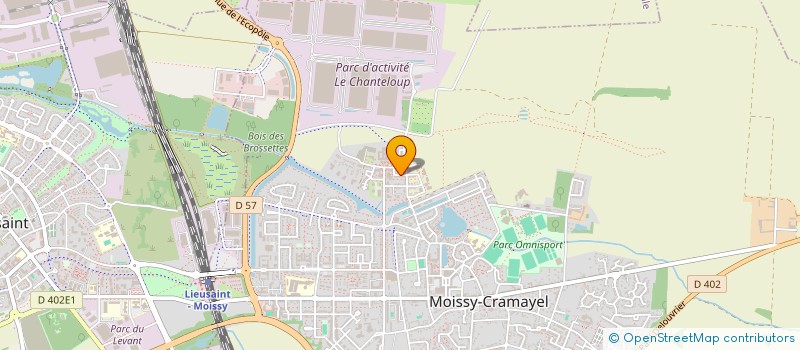 localisation de l'entreprise UNILOG TRANSPORTS à MOISSY-CRAMAYEL