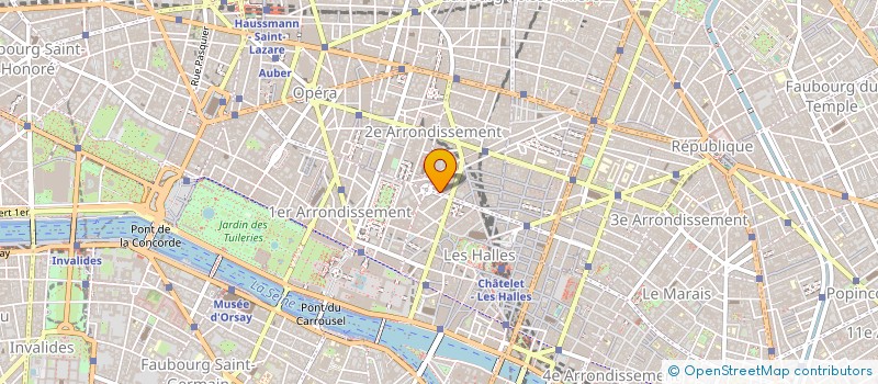 localisation de l'entreprise UNILPUS SARL à PARIS