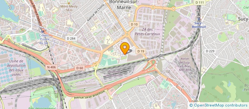 localisation de l'entreprise UNILYES  BONNEUIL-SUR-MARNE