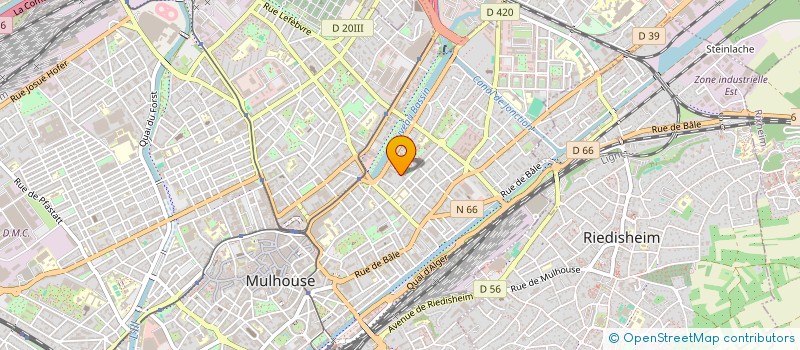 localisation de l'entreprise UNILYS  MULHOUSE