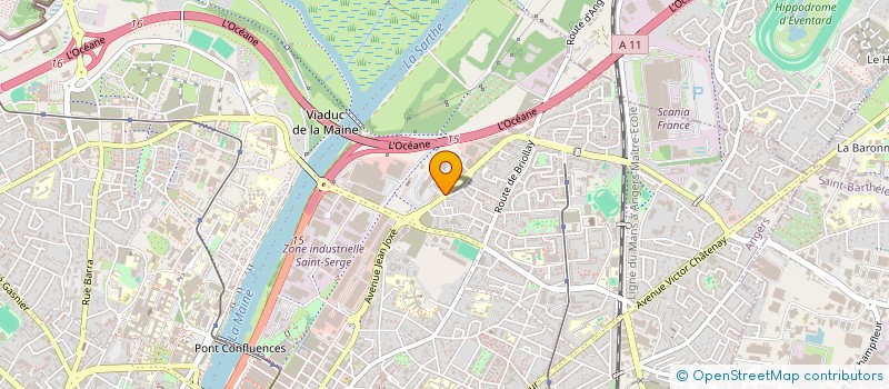 localisation de l'entreprise UNIMA GAMING à ANGERS