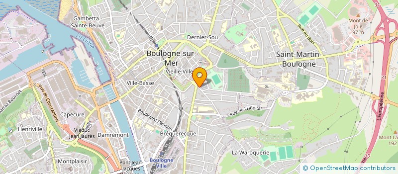 localisation de l'entreprise UNIMAG  BOULOGNE-SUR-MER